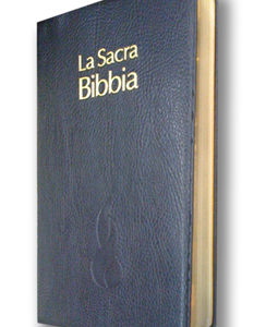 BIBBIA NUOVA RIVEDUTA THOMPSON G34417 DA STUDIO 17X24cm blu