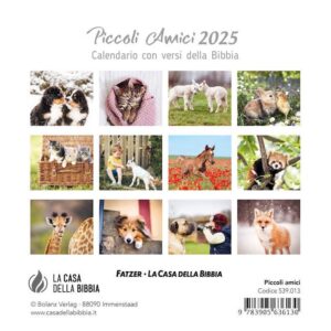 CALENDARIO PICCOLI AMICI 2025 - immagine 3